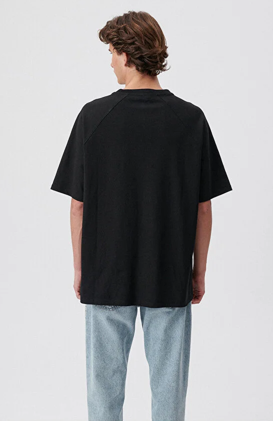 Men’s Oversize Wide Cut Black T-Shirt