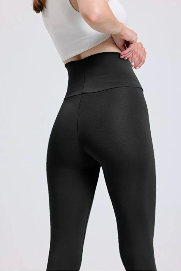 Women's Cross Belt Wrapper High-Waist Slim-Fit Leggings