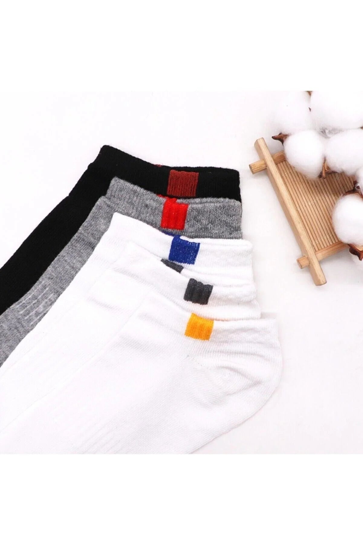 Men's Cotton-Blend Socks (5 pairs)